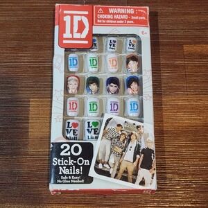 One Direction Stick On Nails Harry Styles Liam Niall Zayn Louis Rare HTF 2012